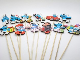 Ξύλινα Στικ Στρουμφάκια