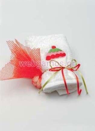 Μπομπονιέρα Βάπτισης πετσέτα (tow3002)