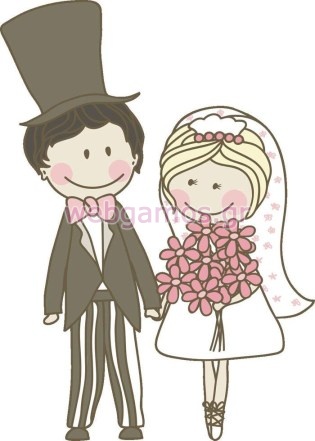 Διακοσμητικό γάμου γαμπρός - νύφη (ws00033)