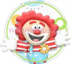 Ξύλινο Διακοσμητικό κλόουν (xd0845)