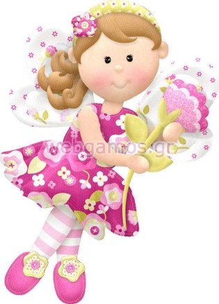 Ξύλινο Διακοσμητικό νεραϊδούλα (xd0872)