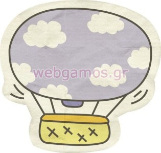 Ξύλινο Διακοσμητικό αερόστατο (xd2159)