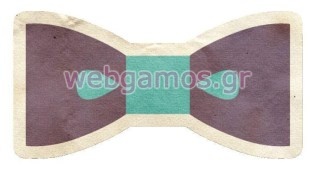 Ξύλινο Διακοσμητικό παπιγιόν (xd2253)