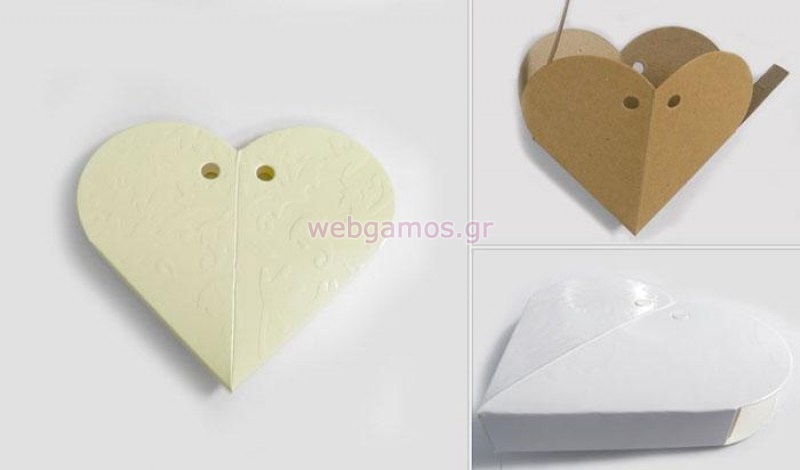 Χάρτινο Κουτί καρδιά (0506151)