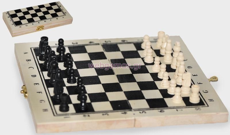 Μπομπονιέρα Βάπτισης ξύλινο σκάκι (0519503)