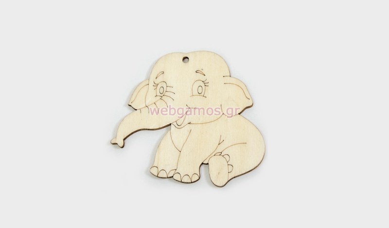 Ξύλινος Ελέφαντας μεσαίος (0519646)