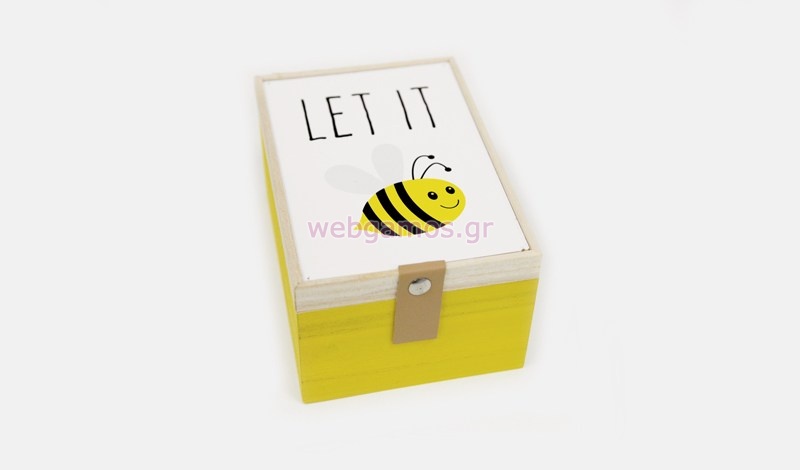 Ξύλινο Κουτί μελισσούλα 10,5 εκ (0621276)