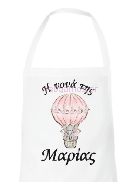 Ποδία Νονού Αερόστατο με Ελεφαντάκι (8536219)