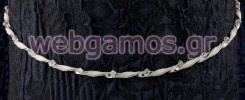 Στέφανα Γάμου επάργυρα (4609)