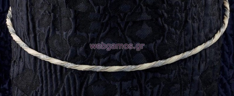 Στέφανα Γάμου επάργυρα (4611)