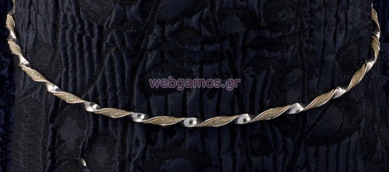 Στέφανα Γάμου επάργυρα (4612)