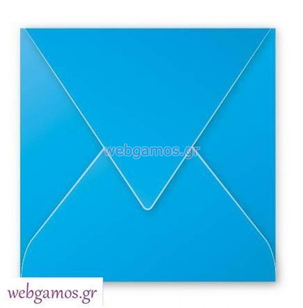 Φάκελος μπλε τυρκουάζ 14 x 14 εκ (325558)
