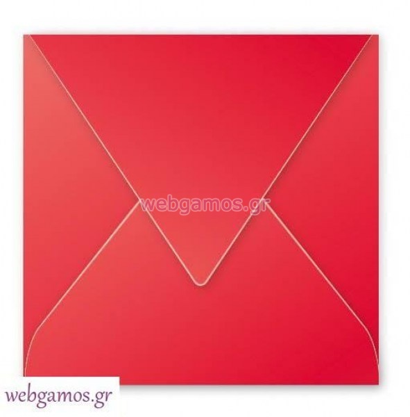 Φάκελος κόκκινος 16.5 x 16.5 εκ (325583)