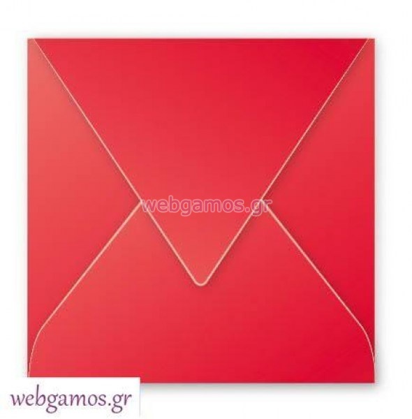 Φάκελος κόκκινος 14 x 14 εκ (325588)