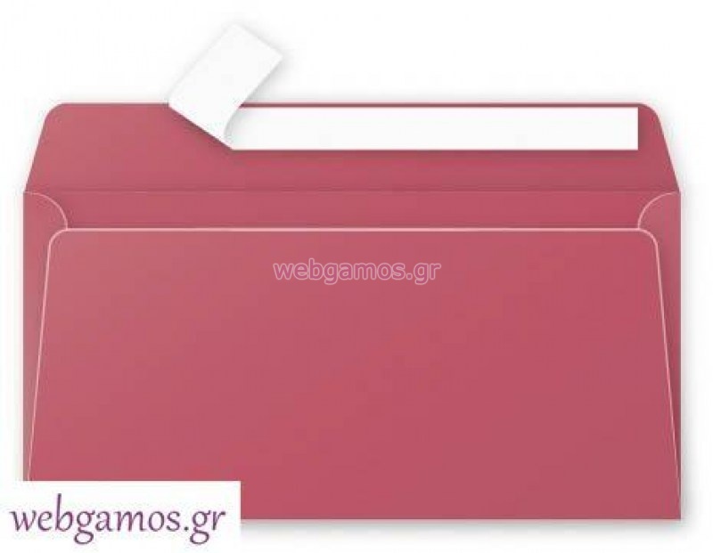 Φάκελος μπορντώ 11 x 22 εκ (325885)