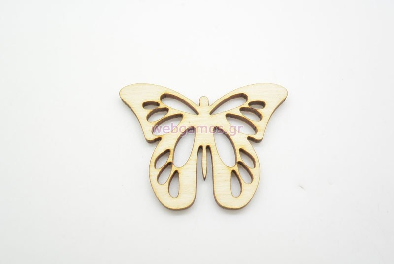 Ξύλινο Διακοσμητικό πεταλούδα (50067)