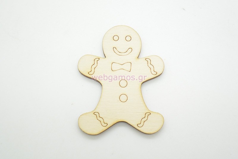 Ξύλινο Διακοσμητικό παιδάκι gingerbread (6009)