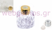 ΜΠΟΥΚΑΛΑΚΙ ΓΥΑΛΙΝΟ 50ml ΓΙΑ ΑΡΩΜΑΤΙΚΟ ΧΩΡΟΥ 7.2cm 0503270