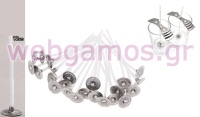 ΚΕΡΩΜΕΝΟ ΦΥΤΙΛΙ ΜΕ ΒΑΣΗ 12cm 50τεμ./πακ. 0515249