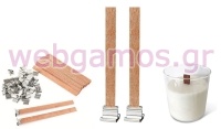 ΦΥΤΙΛΙ ΚΕΡΙΟΥ 15cm x 1.6cm ΑΠΟ ΞΥΛΟ ΜΕ ΒΑΣΗ 50τεμ./πακ. 0515308