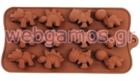 ΚΑΛΟΥΠΙ ΣΙΛΙΚΟΝΗΣ ΔΕΙΝΟΣΑΥΡΑΚΙΑ 21cm x 10.5cm 0515326