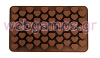 ΚΑΛΟΥΠΙ ΣΙΛΙΚΟΝΗΣ ΚΑΡΔΙΕΣ 18cm x 10.8cm 0515327