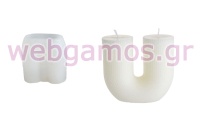ΚΑΛΟΥΠΙ ΣΙΛΙΚΟΝΗΣ ΔΙΚΕΡΟ 8cm 0515371