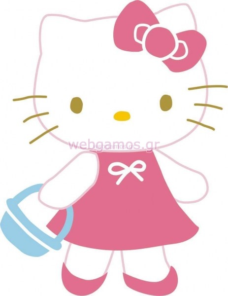 Ξύλινο Διακοσμητικό Hello Kitty (cart0144)