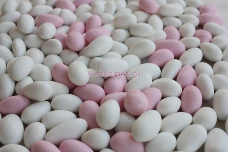 Κουφέτα Αμυγδάλου λευκό - ροζ (853548)