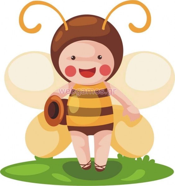 Ξύλινο Διακοσμητικό μέλισσα (fr0188)