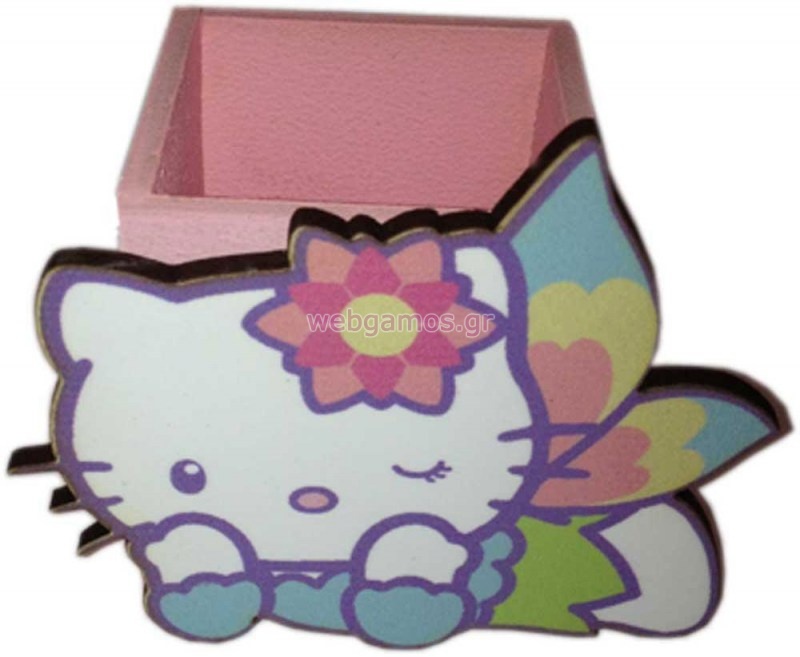 Ξύλινη Μολυβοθήκη hello kitty (pencase018)