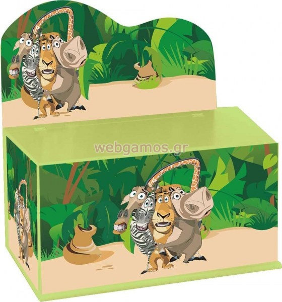 Ξύλινο Κουτί βάπτισης μαδαγασκάρη (wb081)