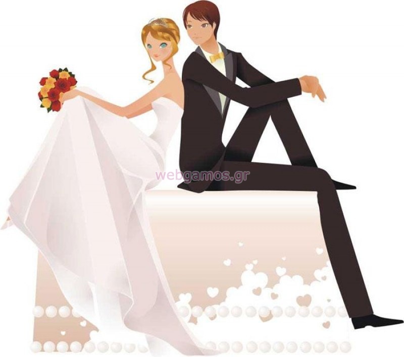 Διακοσμητικό γάμου γαμπρός - νύφη (ws00004)