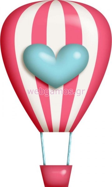 Ξύλινο Διακοσμητικό αερόστατο (xd1252)