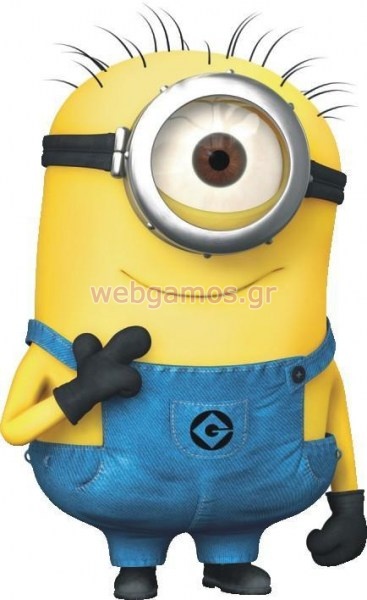 Ξύλινο Διακοσμητικό minion (xd2347)